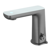 CLAUDIA SENSOR MIXER WITH WHITE TOP DISPLAY GUN METAL