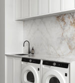 Load image into Gallery viewer, Laundry Kit 1960A Hampshire White with Natural Carrara Marble Top
