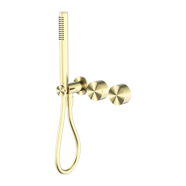 KARA PROGRESSIVE SHOWER SYSTEM SEPARATE PLATE BRUSHED GOLD