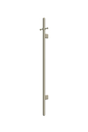 Heated Vertical Towel Rail - PVD Brushed Nickel