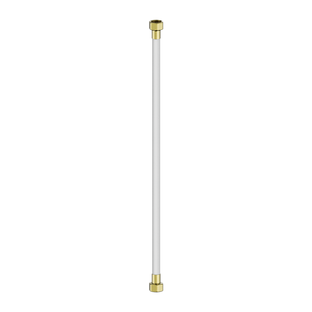 500MM PREMIUM G1/2 FEMALE?FLEXIBLE WATER? CONNECTOR HOSE BRUSHED GOLD