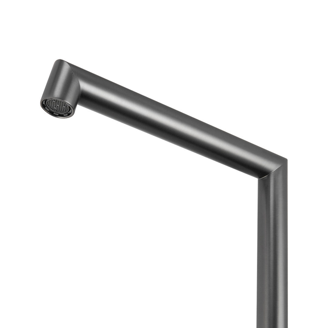 CADDENCE Series Brushed Gun Metal Grey Split Type Basin Mixer