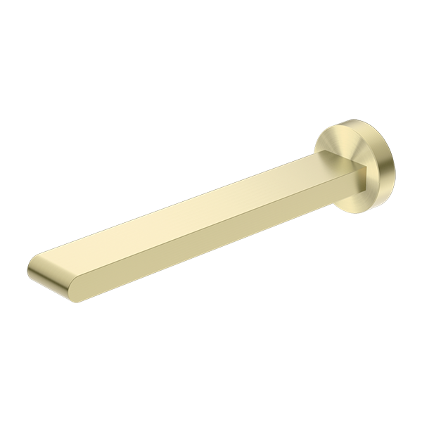 BIANCA FIXED BASIN/BATH SPOUT ONLY 240MM BRUSHED GOLD