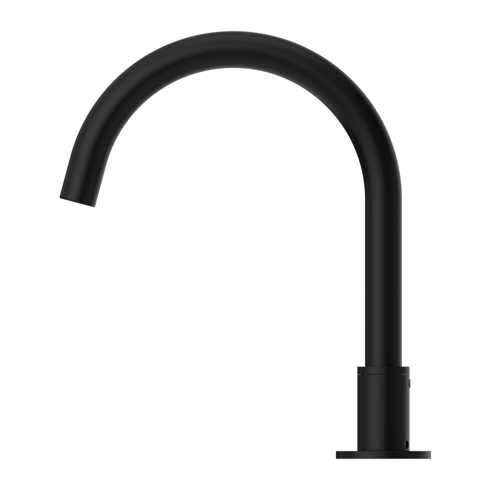 KARA HOB MOUNT BATH SPOUT ONLY G1/2 FEMALE INLET MATTE BLACK