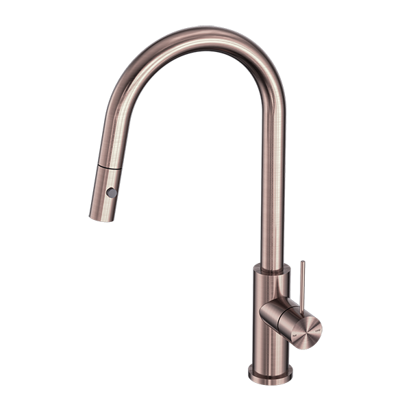 MECCA PULL OUT SINK MIXER WITH VEGIE SPRAY FUNCTION BRUSHED BRONZE