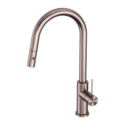 MECCA PULL OUT SINK MIXER WITH VEGIE SPRAY FUNCTION BRUSHED BRONZE