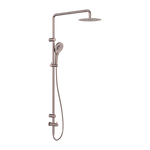 Load image into Gallery viewer, MECCA CARE 25MM GRAB RAIL 900MM TWIN SHOWER SET BRUSHED BRONZE
