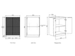 Load image into Gallery viewer, Bondi Laundry 630 Fluted White Base Cabinet
