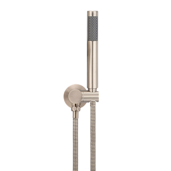 Round Hand Shower on Swivel Bracket - Champagne