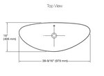 Load image into Gallery viewer, Veil Oval Vessel Basin

