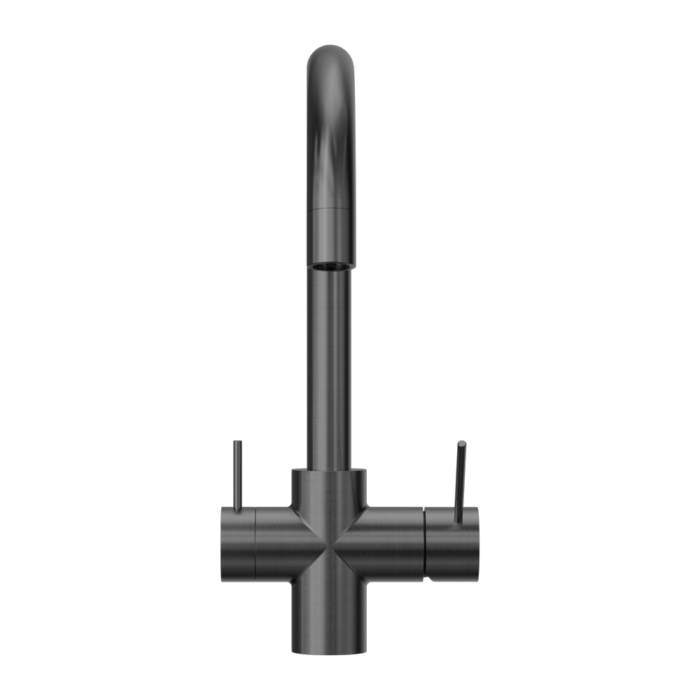 MECCA 3 WAY FILTERED MIXER TAP GUN METAL