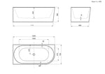 Load image into Gallery viewer, Corner bathtub
