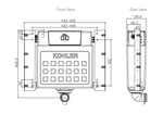 Load image into Gallery viewer, Pneumatic In wall Cistern 150mm (Wall Face) Low Level Installation
