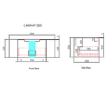 Load image into Gallery viewer, Carita Wall Hung Vanity
