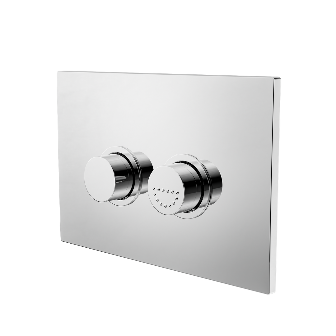 RAISED DISABLED CARE PNEUMATIC FLUSH BUTTONS PLATE DDA COMPLIANT  CHROME