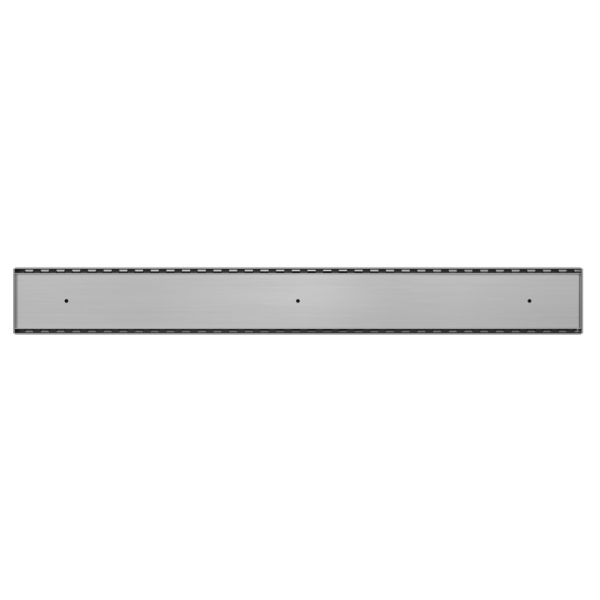 TILE INSERT V CHANNEL FLOOR GRATE 80MM OUTLET WITH HOLE SAW GUN METAL