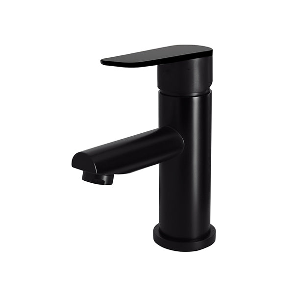 Round Paddle Basin Mixer - Matte Black
