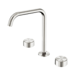 Load image into Gallery viewer, Serenity Bath/Kitchen Set Edge Spout With Metal Handle Brushed Nickel
