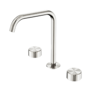 Serenity Bath/Kitchen Set Edge Spout With Metal Handle Brushed Nickel