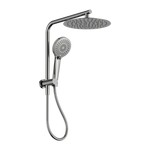 Load image into Gallery viewer, MECCA 2 IN 1 TWIN SHOWER CHROME

