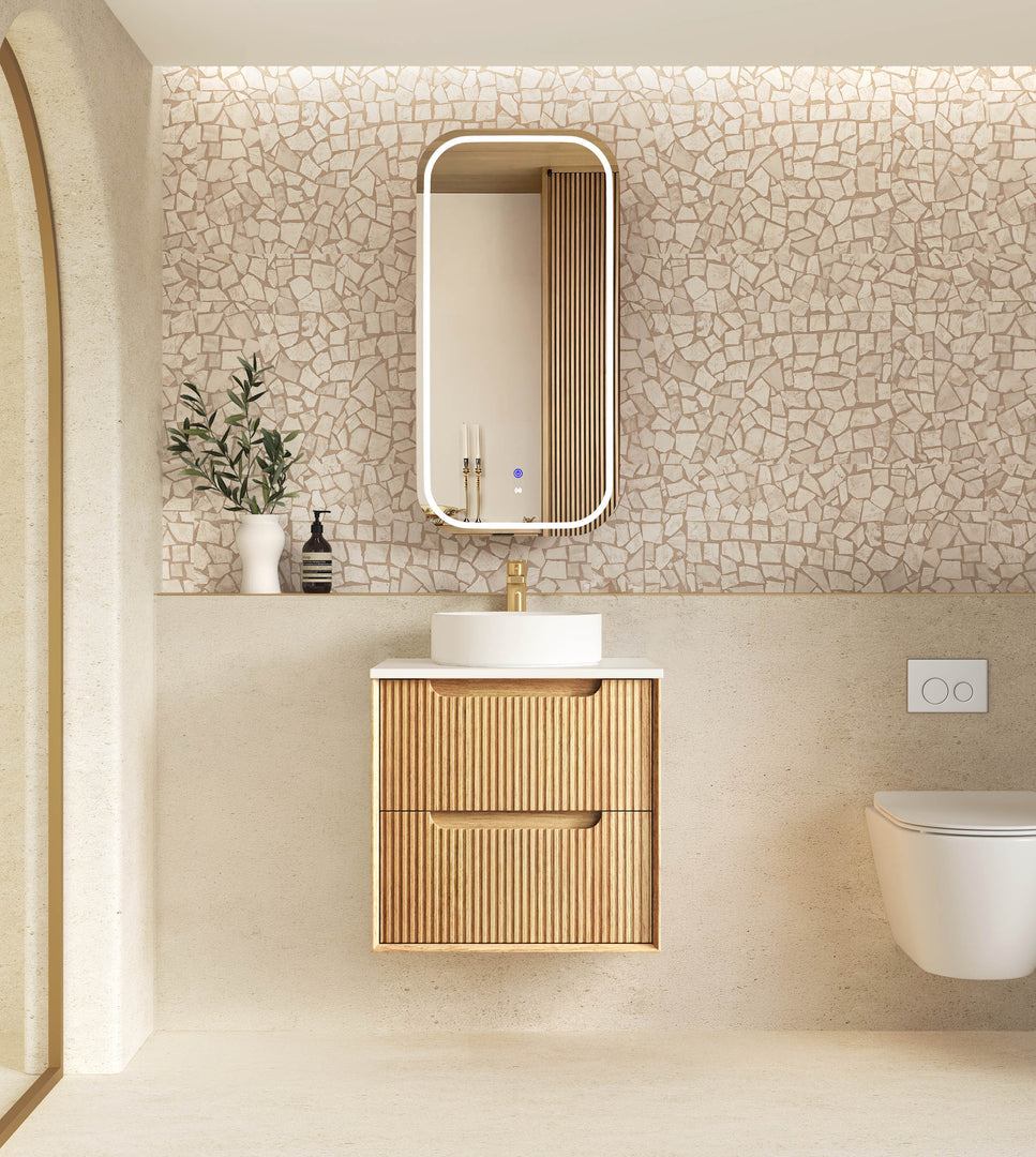 Byron Fluted with Stone Top