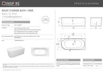 Load image into Gallery viewer, Corner bathtub
