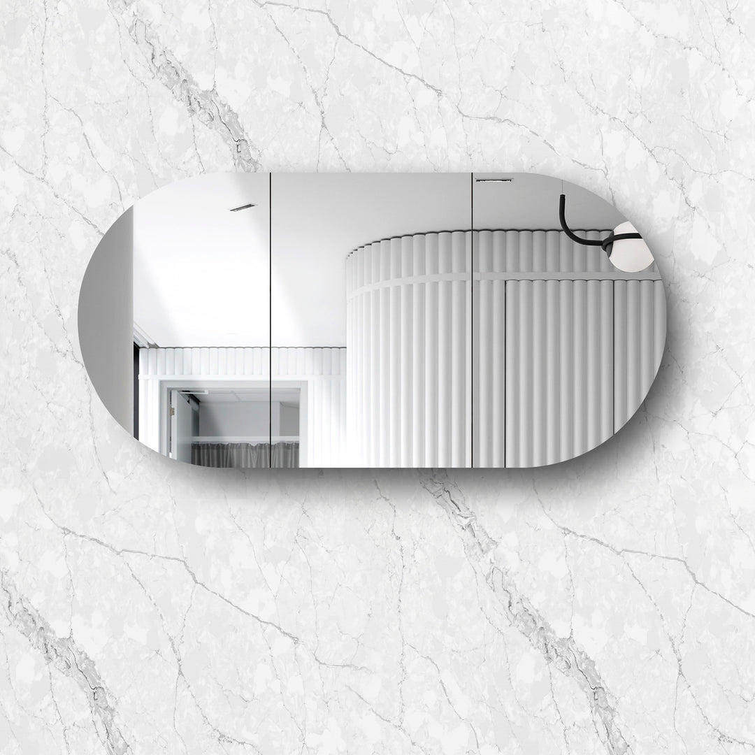 Bondi White Shaving Cabinet