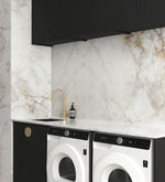 Load image into Gallery viewer, Laundry Kit 1960A Marlo Black with Natural Carrara Marble Top
