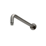 Load image into Gallery viewer, Round Wall Shower Curved Arm 400mm - Shadow
