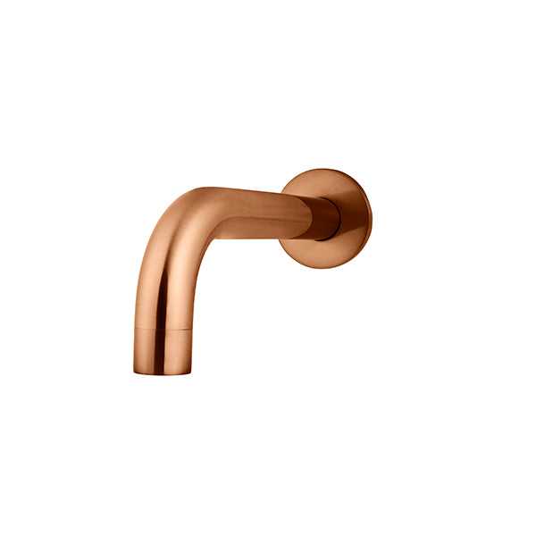 Universal Round Curved Spout - PVD Tiger Bronze