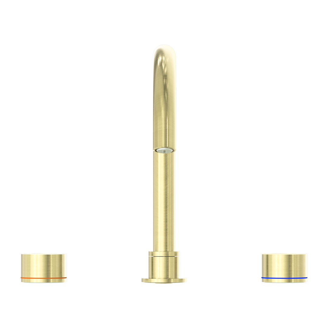 KARA BATH SET BRUSHED GOLD