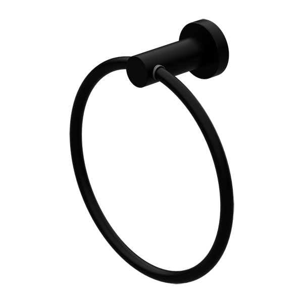 MECCA HAND TOWEL RING MATTE BLACK