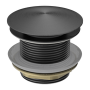 40MM BATH POP-UP PLUG WITH REMOVABEL WASTE NO OVERFLOW GUN METAL