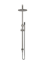 Load image into Gallery viewer, Round Combination Shower Rail, 200mm Rose, Single Function Hand Shower - Shadow
