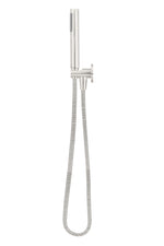 Load image into Gallery viewer, Round Hand Shower on Fixed Bracket - PVD Brushed Nickel
