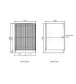 Load image into Gallery viewer, Noosa Laundry 630 Fluted White Base Cabinet
