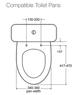 Load image into Gallery viewer, Englefield Electronic Bidet Seat with Remote Control
