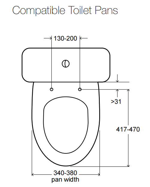 Englefield Electronic Bidet Seat with Remote Control