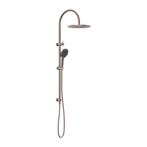 MECCA TWIN SHOWER WITH AIR SHOWER II BRUSHED BRONZE