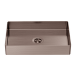 Load image into Gallery viewer, OPAL RECTANGLE STAINLESS STEEL BASIN BRUSHED BRONZE
