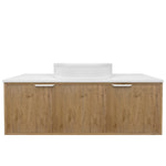 Load image into Gallery viewer, Kliff Fluted Wood Grain Vanity Prime Oak
