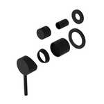 Load image into Gallery viewer, DOLCE SHOWER MIXER WITH DIVERTOR SEPARATE BACK PLATE TRIM KITS ONLY MATTE BLACK
