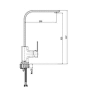 Chrome Kitchen Mixer