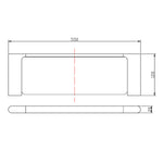 Load image into Gallery viewer, VOG Series Brushed Nickel Glass Shelf
