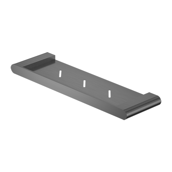 BIANCA METAL SHOWER SHELF GUN METAL