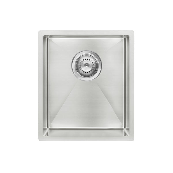 Kitchen Sink - Single Bowl 380 x 440 - Brushed Nickel