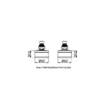 Load image into Gallery viewer, Serenity Wall Top Assembly With Carrara Handle Brushed Nickel
