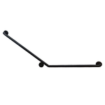 Load image into Gallery viewer, CLASSIC CARE SS304 800X700 140 DEGREES LEFT HAND (CONCEALED FIXING) MATTE BLACK
