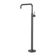 MECCA FREESTANDING BATH MIXER SQUARE SHAPE GUN METAL