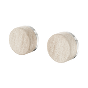 Serenity Wall Top Assembly With Rome Travertine Handle Brushed Nickel